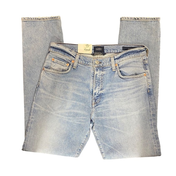 NWT Citizens of Humanity The Adler Tapered Classic Slim Stretch Jeans Heli 31 - Picture 6 of 15